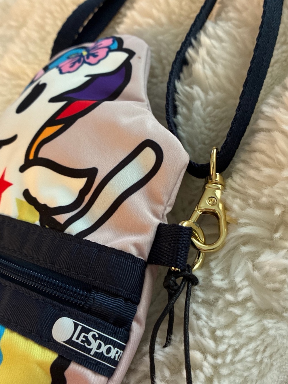 LeSportsac x tokidoki Pink Unicorn Snow Cone Crossbody Concert Bag - Picture 8 of 12
